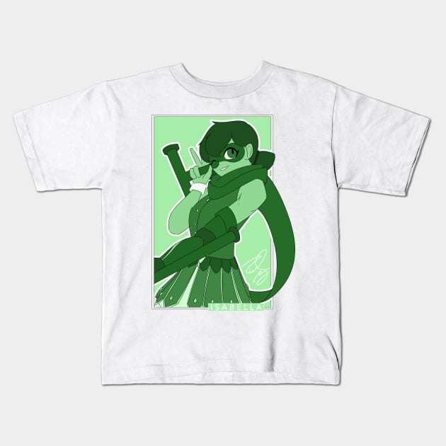 Isabella Signature Kids T-Shirt by zacharymorgan